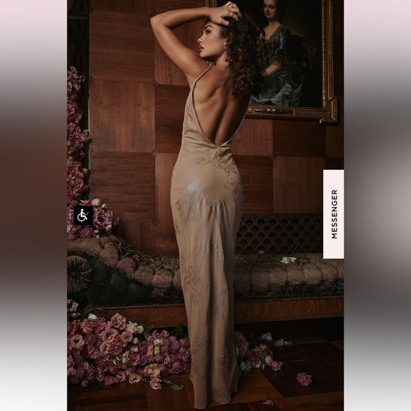 GABRIELLE IRIDESCENT CAFE AU LAIT MAXI DRESS
House of CB - Picture 4 of 6